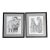 Pair of Wildlife Graphite Drawings – Lion & Cheetahs – Signed – Framed For Sale