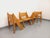 Wood Large Rectangular Table and Brutalist Chairs in Oak, 1960s-1970s For Sale - Image 7 of 18