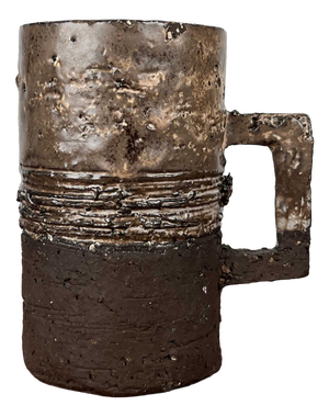 Mid-Century Modern Danish Studio Pottery Mug Vase by Robert Rob Bentsen, 1960s