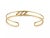 Cartier Late 20th Century 22087 - Cartier Trinity 18k Tri-Color Gold Open Double Wire Cuff Bracelet With Paper For Sale - Image 4 of 7