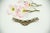 Hair Clip in Silver with Minas Novas Design, in Worn conditions. Designed 1890 to 1919