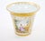 Gold 19th Century Hand-Painted Paris Porcelain Cachepots With Gilt Details For Sale - Image 8 of 12