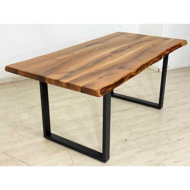Vintage Dining Table in Walnut For Sale - Image 9 of 15