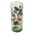 Tall Italian Hand Painted Floral and Bird Porcelain Umbrella Stand For Sale