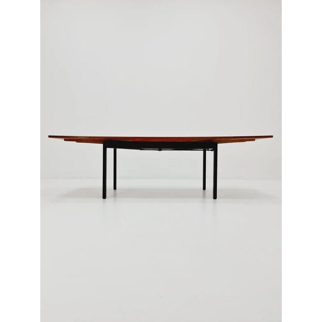 Vintage German Teak Extendable Dining Table, 1950s For Sale - Image 4 of 11