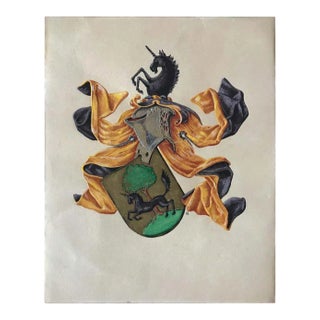 1947 Crest Painting For Sale