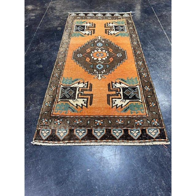 Turkish Yastik Rug 1'8" x 3'7" For Sale - Image 4 of 5