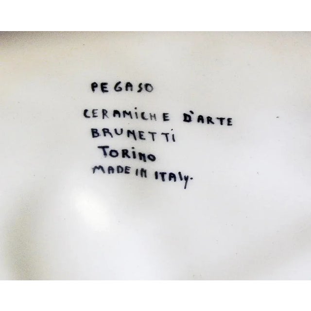 "Pegasus," Art Deco Rondel by Brunetti For Sale - Image 4 of 4