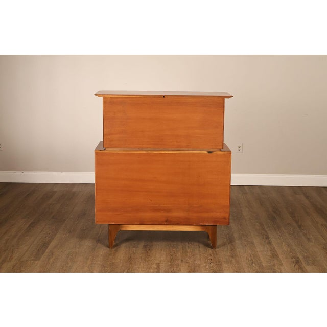 Mid Century Modern Walnut Tall Chest of Drawers For Sale - Image 18 of 18
