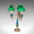 Vintage Three Branch Table Lamp, English, Accent Light, Neoclassical Revival For Sale - Image 4 of 12