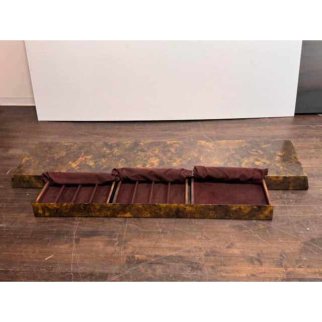 Design Plus Gallery presents Custom Wall-Mounted Floating Shelf Console by Ken Fulk. This wall-mounted custom shelf...