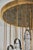 Gold Glass and Brass Chandelier with Icicle Pendants from Itre, 1970s For Sale - Image 8 of 18