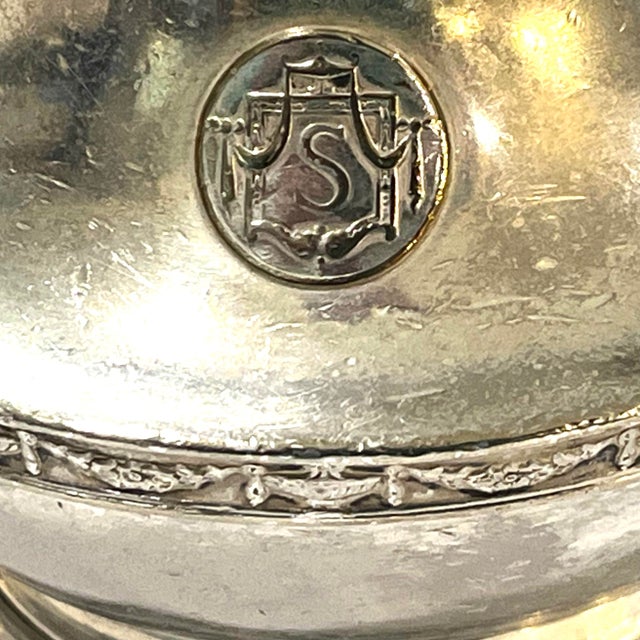 Beautiful antique hotel soldered silver soldered individual sized teapot. Created by Reed & Barton in soldered silver.. A...