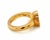 Metal Mid 20th Century Chopard Happy Diamond 18k Rose Gold Round Ring - Size 6.5 For Sale - Image 7 of 8