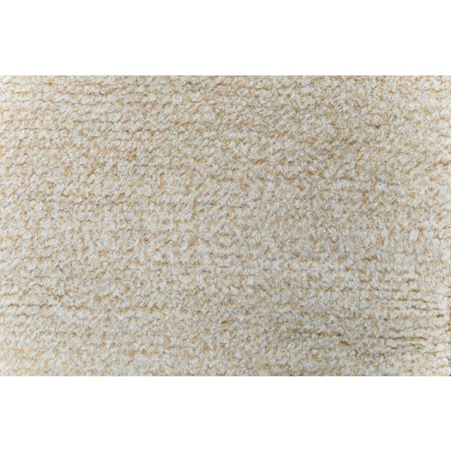Mid-Century Modern "Carre" Modern Grid Beige And Pale Sand Oversized Rug by Doris Leslie Blau For Sale - Image 3 of 9