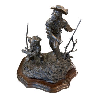 Douglas Downs "Partners" 1987 Bronze #3/25 8x10 For Sale