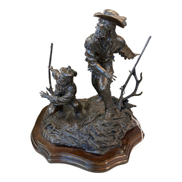 Douglas Downs "Partners" 1987 Bronze #3/25 8x10 For Sale