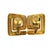 Gold Ilias Lalaounis 18k Gold Diamond Textured Geometric Earrings, Circa 1970s, A Pair For Sale - Image 8 of 16