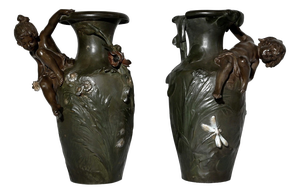 Late 19th Century Regula Vases, Set of 2