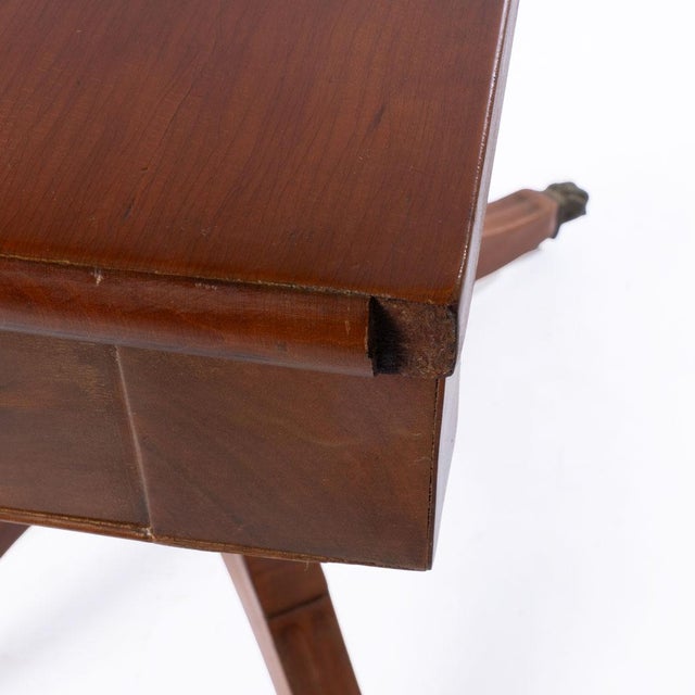 19th Century Federal Style Table With Claw and Ball Feet For Sale - Image 9 of 9