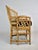 Mid 20th Century Mid-20th Century Coastal Brighton Pavilion Bamboo and Cane Accent Chair For Sale - Image 5 of 12