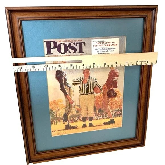 Norman Rockwell Norman Rockwell “Case History of College Communism" Post October 21, 1950 For Sale - Image 4 of 5