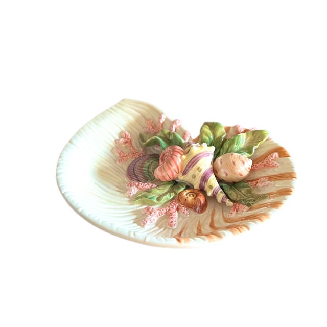 Fitz and Floyd Fitz and Floyd Oceana Pattern Relish Dish For Sale - Image 4 of 9