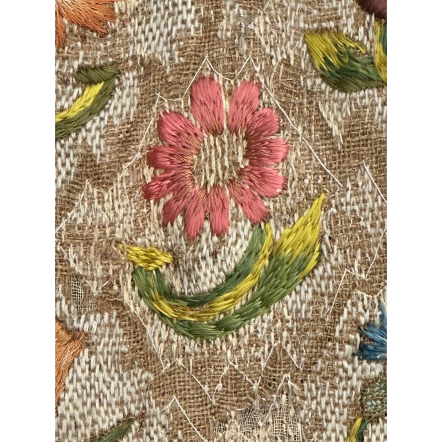 Hungarian Embroidery Textile Piece For Sale - Image 9 of 18
