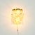 1970s Faceted Crystal Glass & Brass Wall Light from Kinkeldey, Germany, 1970s For Sale - Image 5 of 9