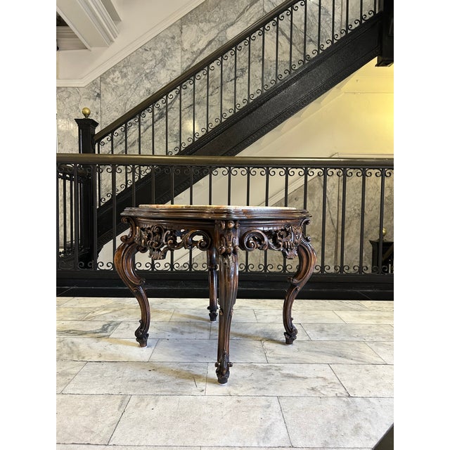 Late 20th Century Baroque Tortoise Top Table For Sale - Image 9 of 11