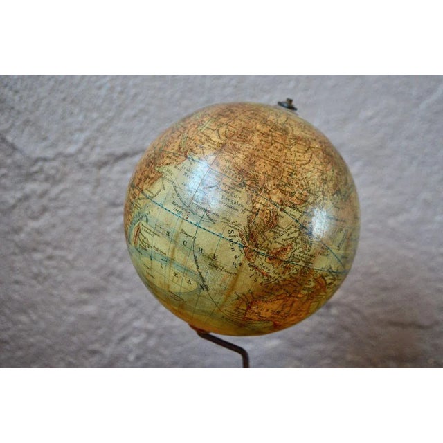 Boho Chic Antique Globe by Ludwig Julius Heymann For Sale - Image 3 of 11