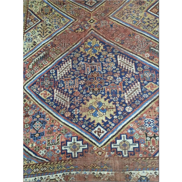 Distressed Antique Persian Tribal Runner/Gallery Rug. For Sale - Image 17 of 18