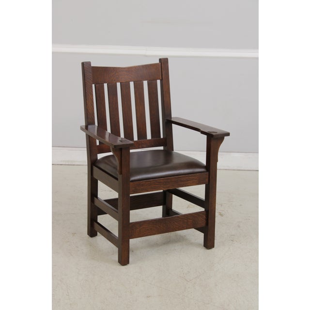 Age: C.2006 Details: Finish no.31 Armchairs Are Slightly Taller High Quality Construction Nice Tooled Leather Arts &...