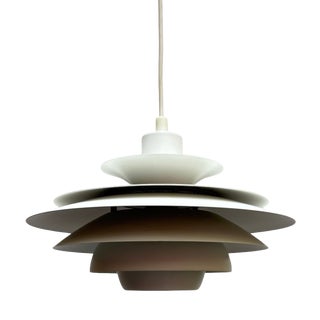 Vintage Pendant Lamps from Jeka Metaltryk, 1970s, Set of 2 For Sale