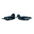 Vintage Oaxaca, Mexico Black Pottery Ducks, Artist Signed by Doña Rosa, Coyotepec- A Pair For Sale