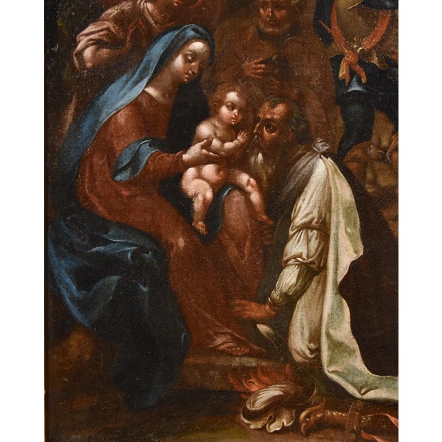 Giovanni Stradano, Adoration of the Magi, 1500s-1600s, Oil on Canvas For Sale - Image 8 of 16