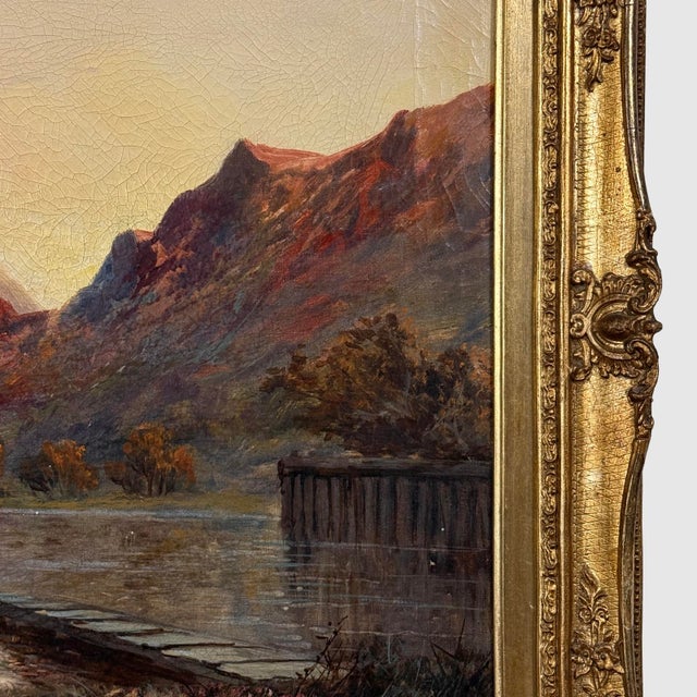 Francis E. Jamieson (1895-1950) - Sunset on Loch Fyne (C. 1925, Oil on Canvas) For Sale - Image 9 of 11