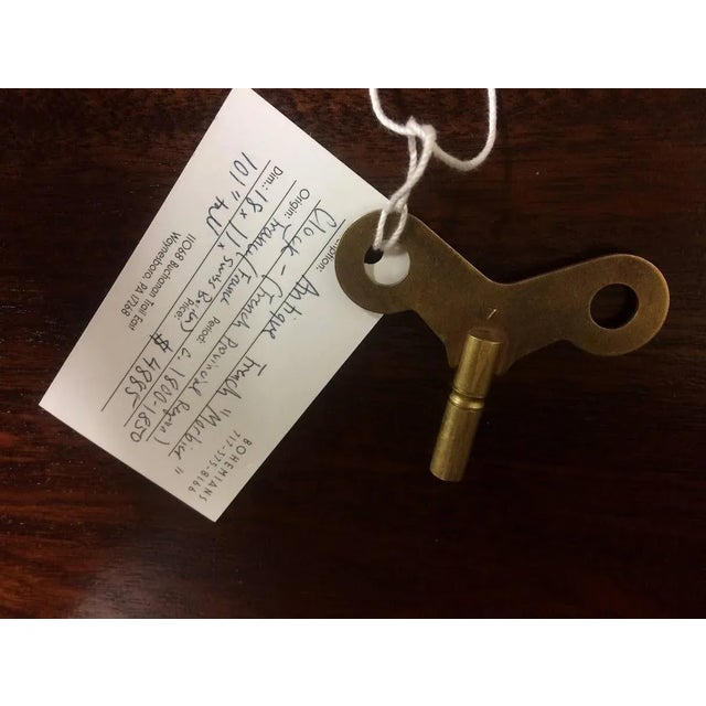 Antique French Clock, Tall Case Clock, Morbier Clock For Sale - Image 9 of 10