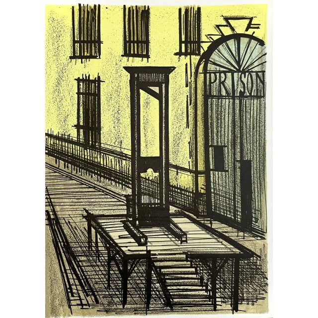 Artist: Bernard Buffet Country: France Title: Prison Medium: Original Lithograph Marks: Not Signed, not numbered Printed:...