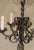 Vintage 1950s French Four-Light Forged Iron Chandelier For Sale In Atlanta - Image 6 of 11