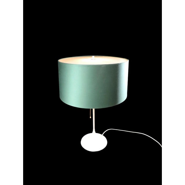 Rare table lamp - table lamp Design Svensson & Yngve Sandström for Bergboms, great design with green original screen and...