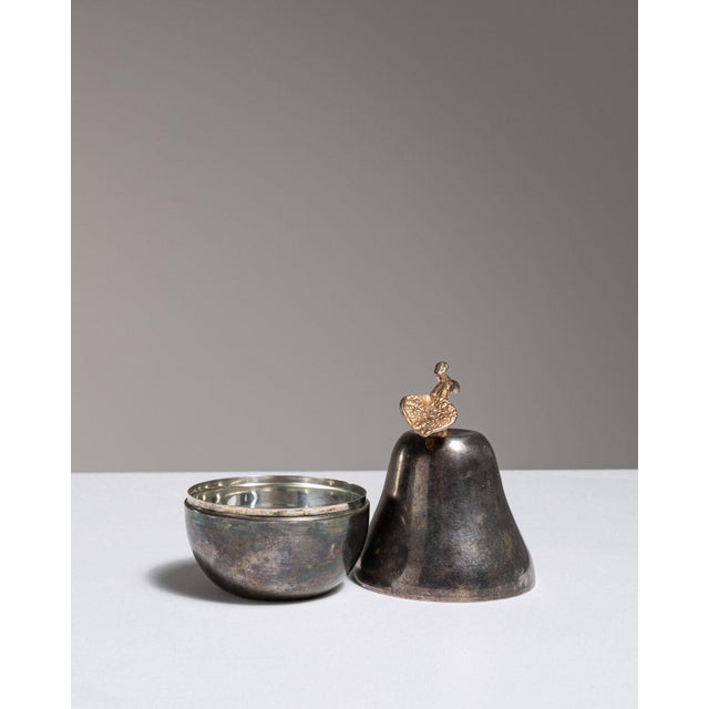 1970s Belgium Silver Pear-Shaped Ice Bucket For Sale - Image 10 of 15