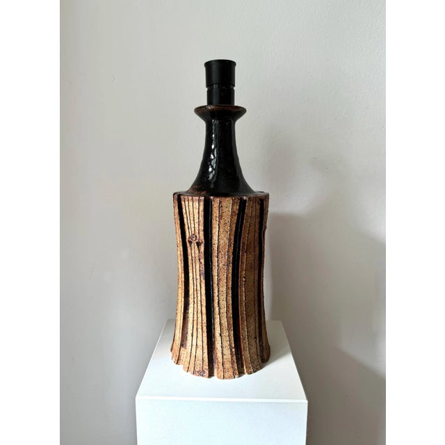 Large Brutalist Table Lamp by Lene Regius, Denmark, 1970s For Sale - Image 11 of 11