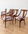 Kittinger Vintage Neoclassical Style Dining Chairs - Set of 6. Newly Upholstered in Abstract Patterned Velvet. For Sale - Image 4 of 11