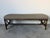 Vintage McGuire Style Bamboo & Leather Binding Upholstered Bench For Sale - Image 9 of 18