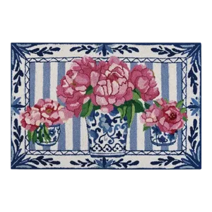 Pretty Petals Hook Rug, 2' x 3'