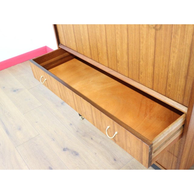 Mid Century Modern Vintage Teak Dresser Bar Cart Cocktail Cabinet by G Plan For Sale - Image 9 of 13