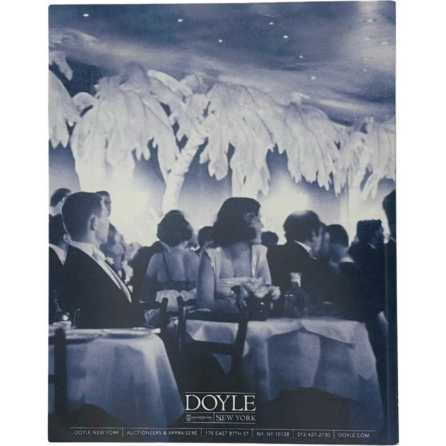 El Morocco: The John Perona Collection Catalogue Booklet Doyle Auction Nyc For Sale - Image 12 of 13