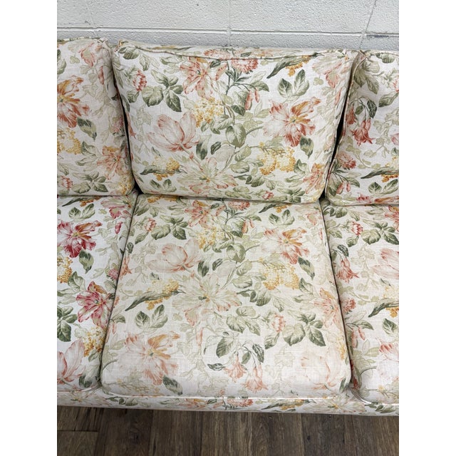 Vintage MCM Ficks Reed Style Organic Coastal Boho Style Rattan Sofa For Sale - Image 10 of 12