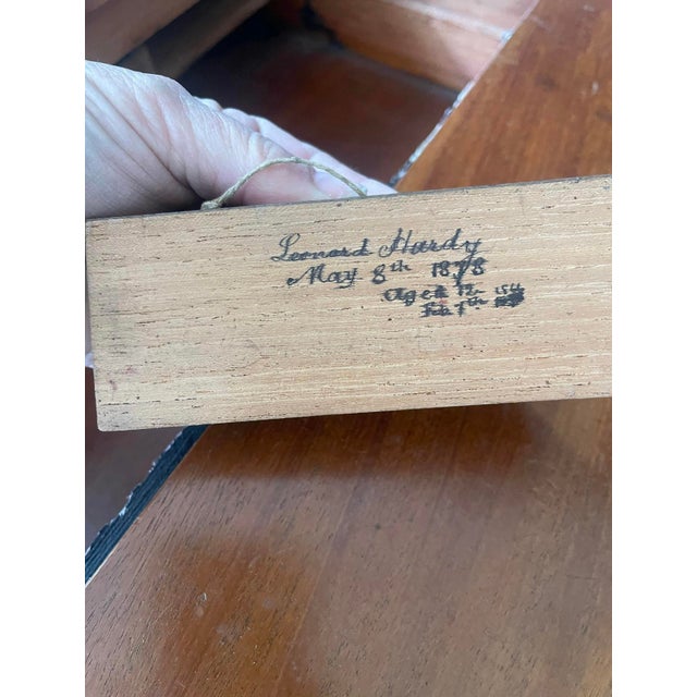 Late 19th Century 1860s Antique Burl Wood Lap Desk or Writing Slope For Sale - Image 5 of 9